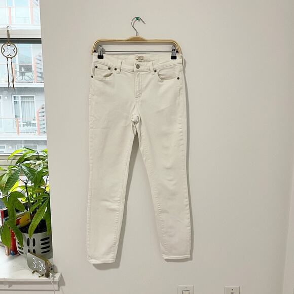 J. Crew White Skinny Jeans Size 27/28 - Picture 1 of 5